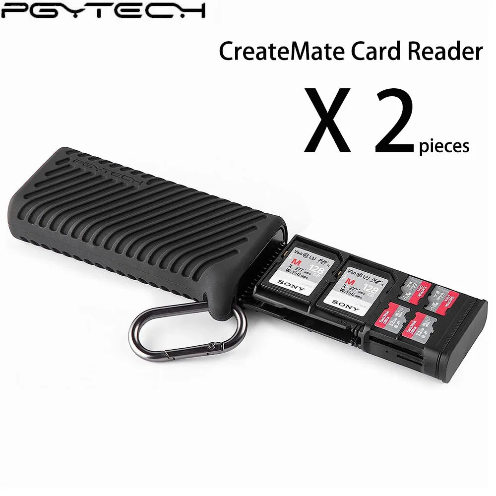 PGYTECH CreateMate High-Speed Card Reader & Storage Case