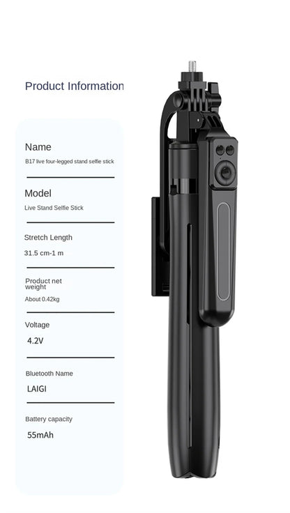 Cool Dier Smartphone Tripod Stand with Bluetooth Shutter