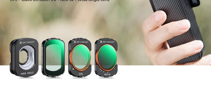 K&F 3-Pack Filter Kit for DJI Osmo Pocket