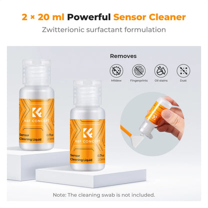 K&F Concept Camera Sensor Cleaning Fluid 2 x 20mL