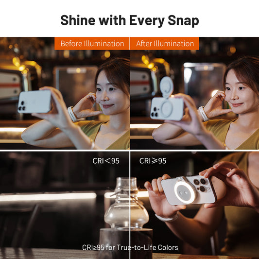 PGYTECH MagSafe Magnetic Mini Phone Light