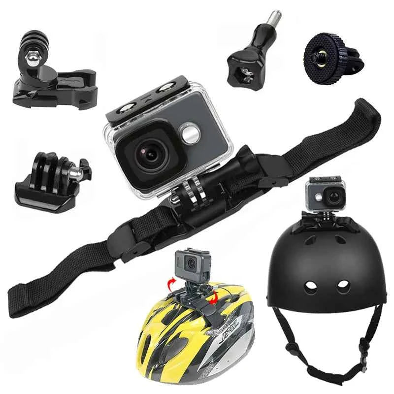 Vented Helmet Strap Mount for GoPro, DJI Osmo Action and Insta360