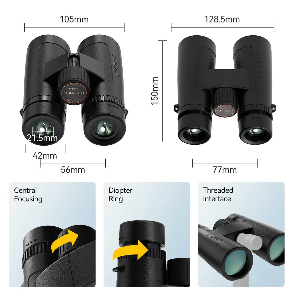 SVBONY SV202 ED Waterproof Binoculars