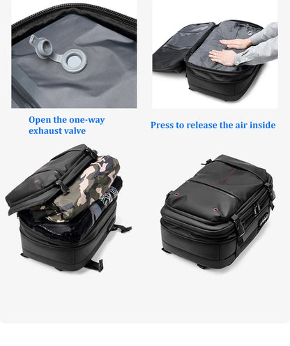 Vacuum Compression 17 Inch Laptop Travel Backpack