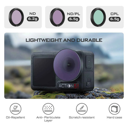 Freewell CPL Filter for DJI Osmo Action 3 / 4 / 5 Pro