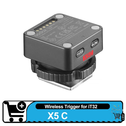 Godox X5 TTL Wireless Flash Trigger and iT32 Mini Flash Kit