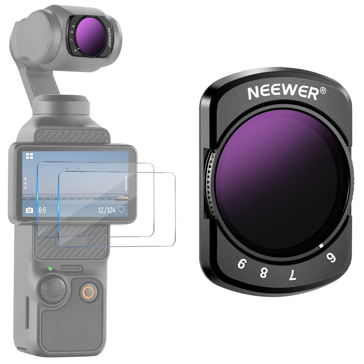 NEEWER ND Filter Set for DJI Osmo Pocket 3