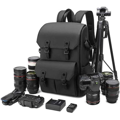 Large Capacity Camera & Drone Backpack - army green product image