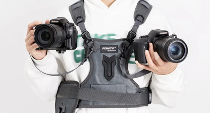 FOMITO Dual Camera Harness & Chest Carry System