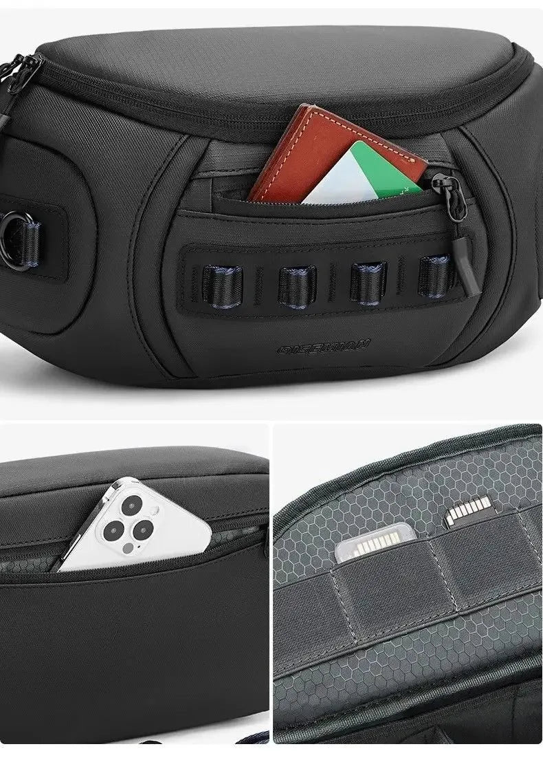 Water-Resistant DSLR Shoulder Bag for 1 Camera and 2 Lenses