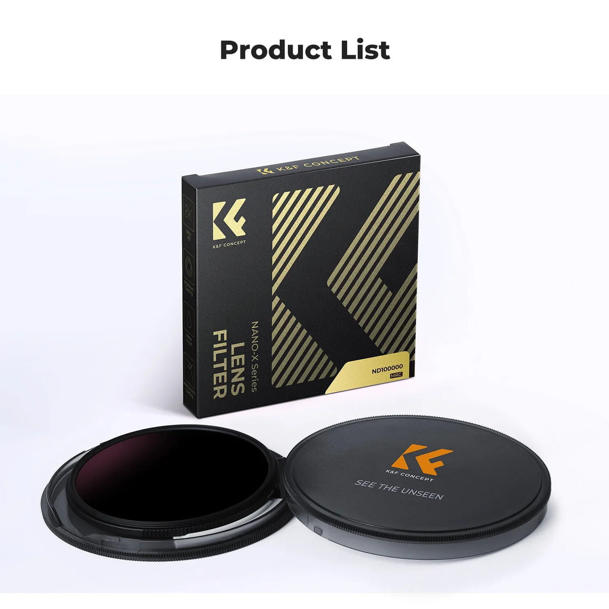 K&F Concept ND100000 Solar Lens Filter - ND100000 / 62mm
