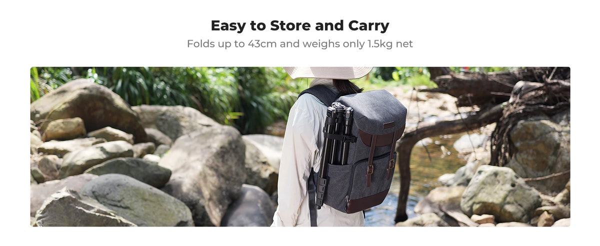 K&F O275A5 192cm Detachable Monopod Camera Tripod