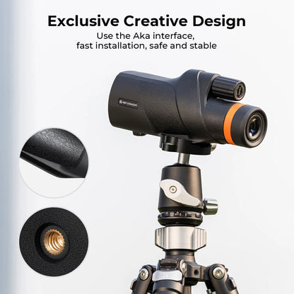 K&F Concept 12x50 BAK4 Monocular with Phone Holder & Tripod