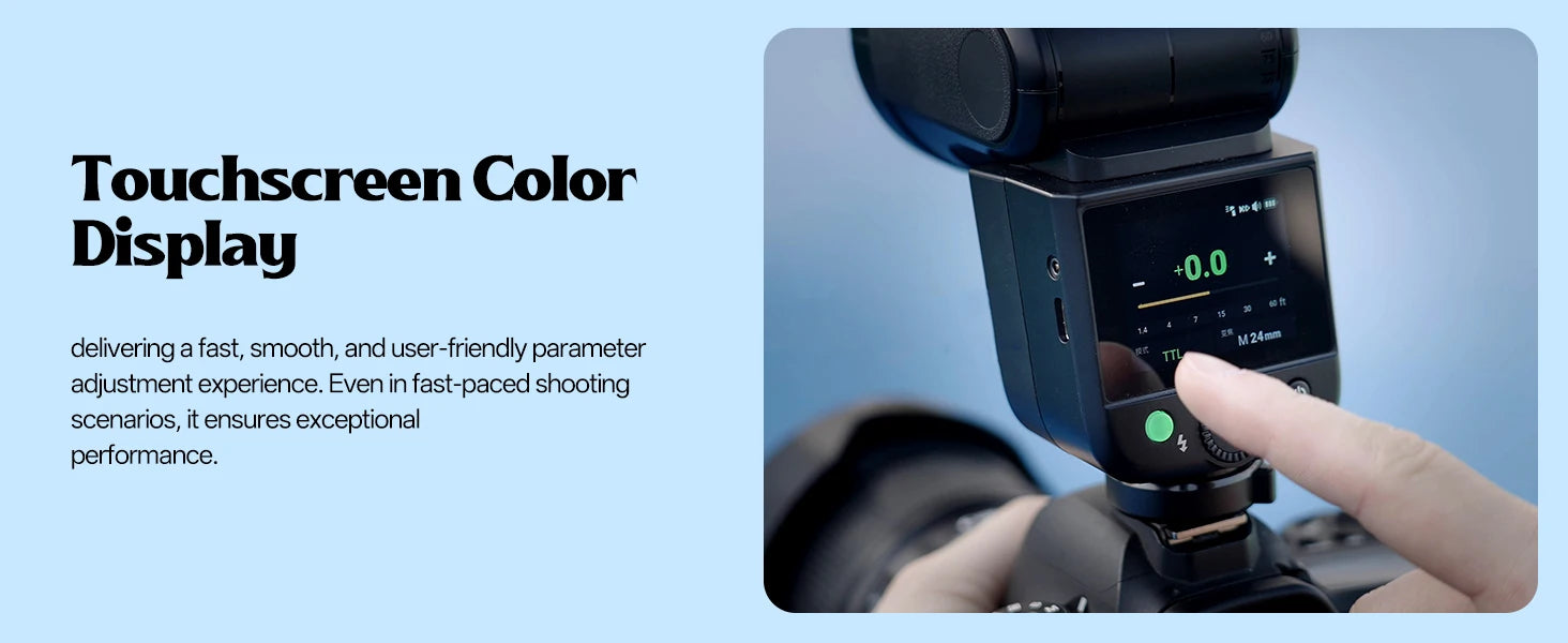 Godox V1 Mid TTL Li-Ion Round Head Camera Flash