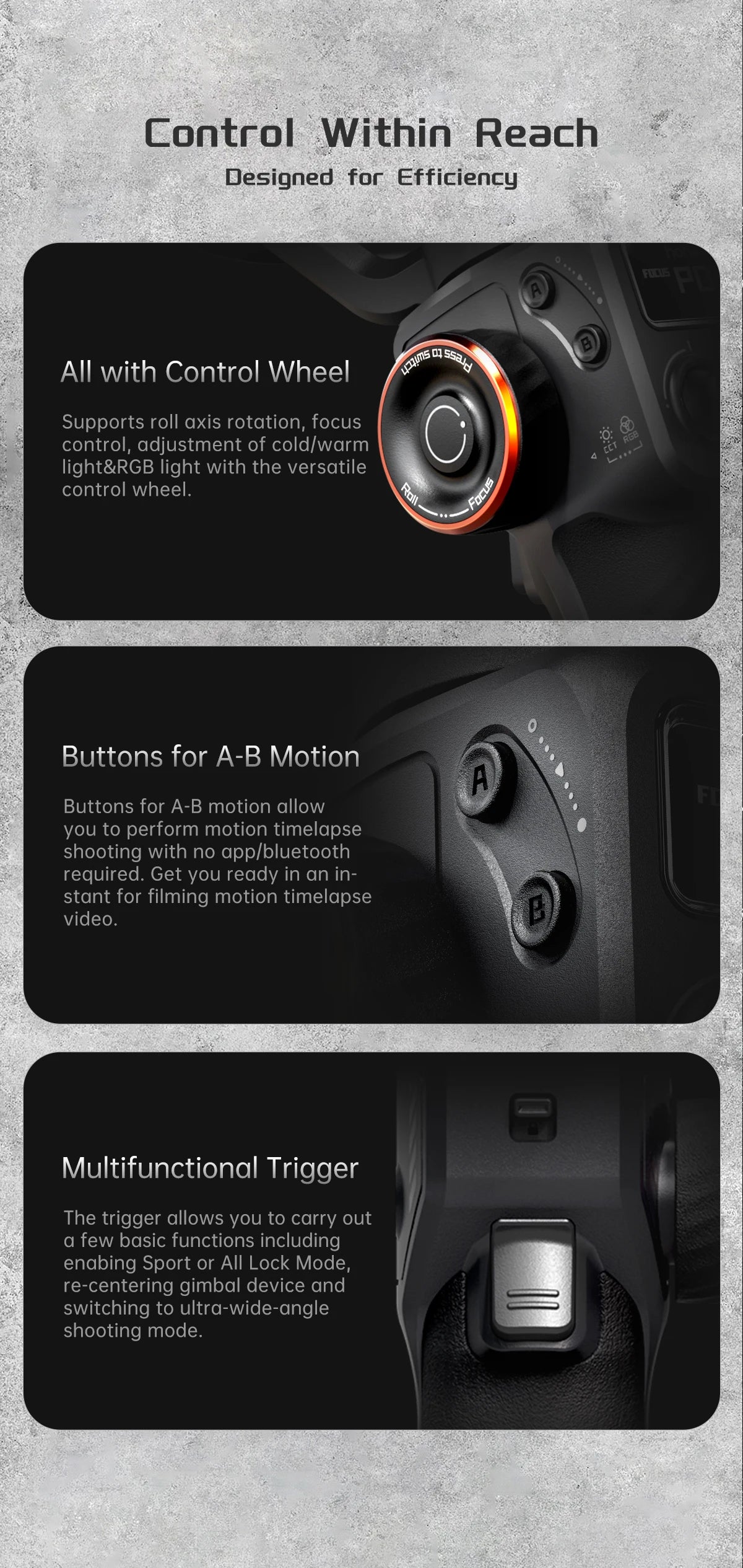 Hohem iSteady M6 Smartphone Gimbal Kit with AI Tracker
