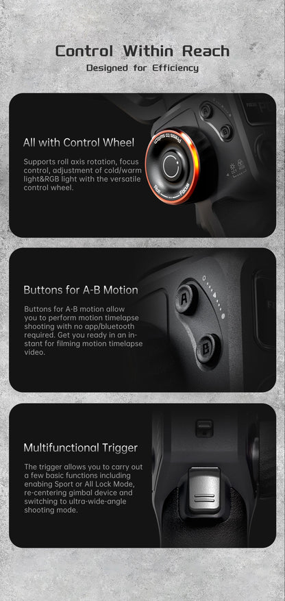 Hohem iSteady M6 Smartphone Gimbal Kit with AI Tracker