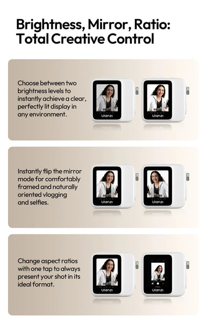 Ulanzi VM02 Wireless Selfie Monitor for Smartphones