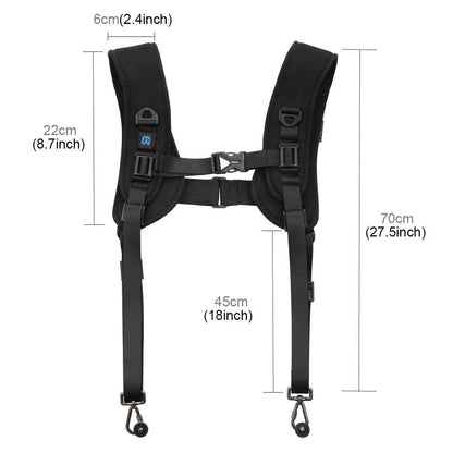 PULUZ Quick Release Double Shoulder Camera Harness