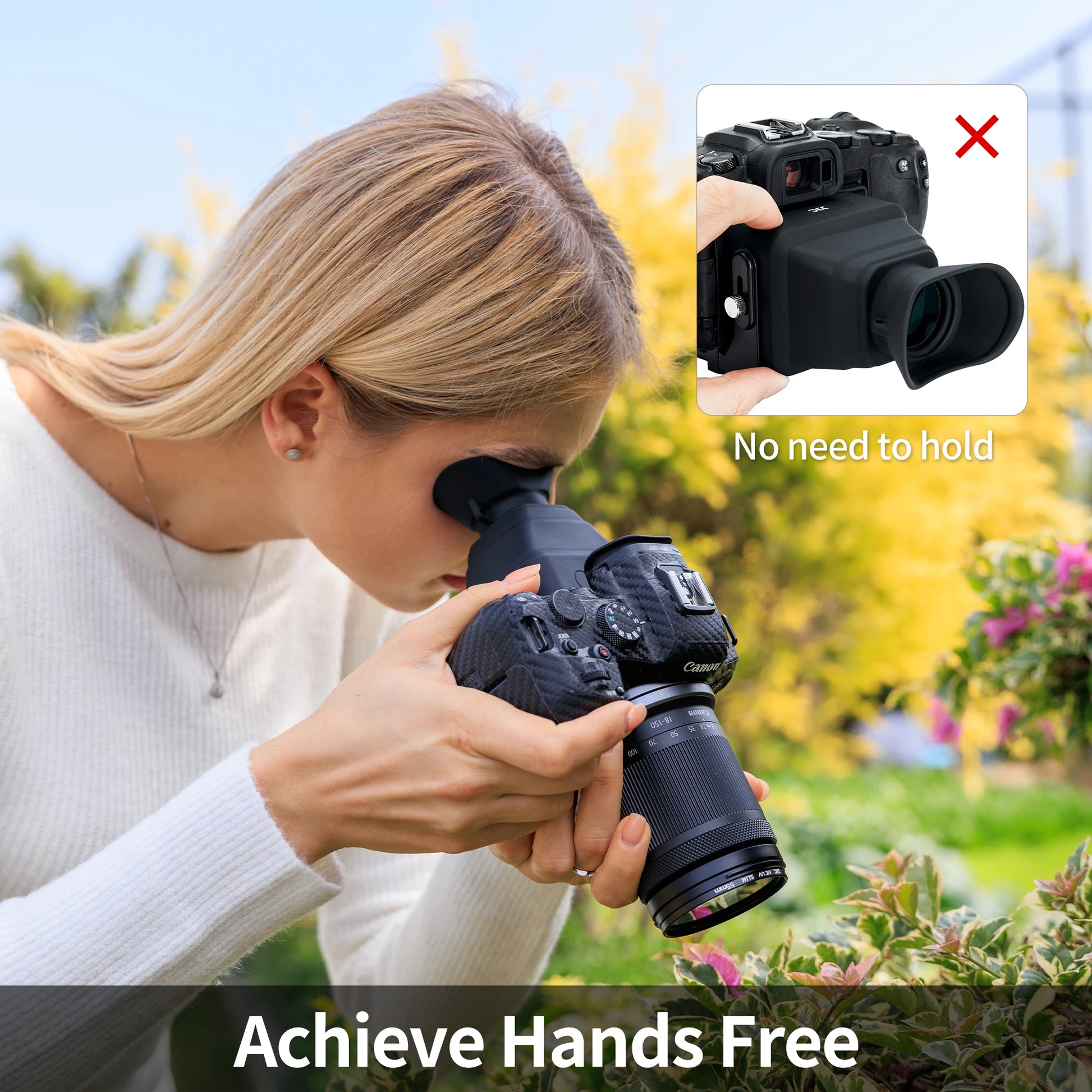 JJC 3x LCD Viewfinder Eyecup for 3.0-Inch Camera Screens