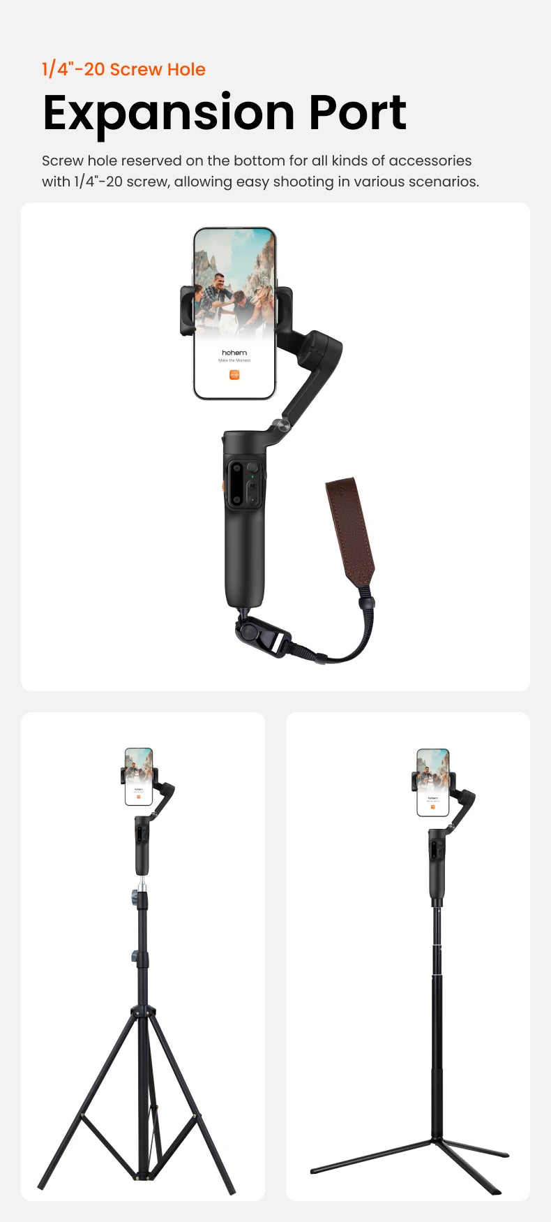 Hohem iSteady X3 SE Foldable Smartphone Gimbal