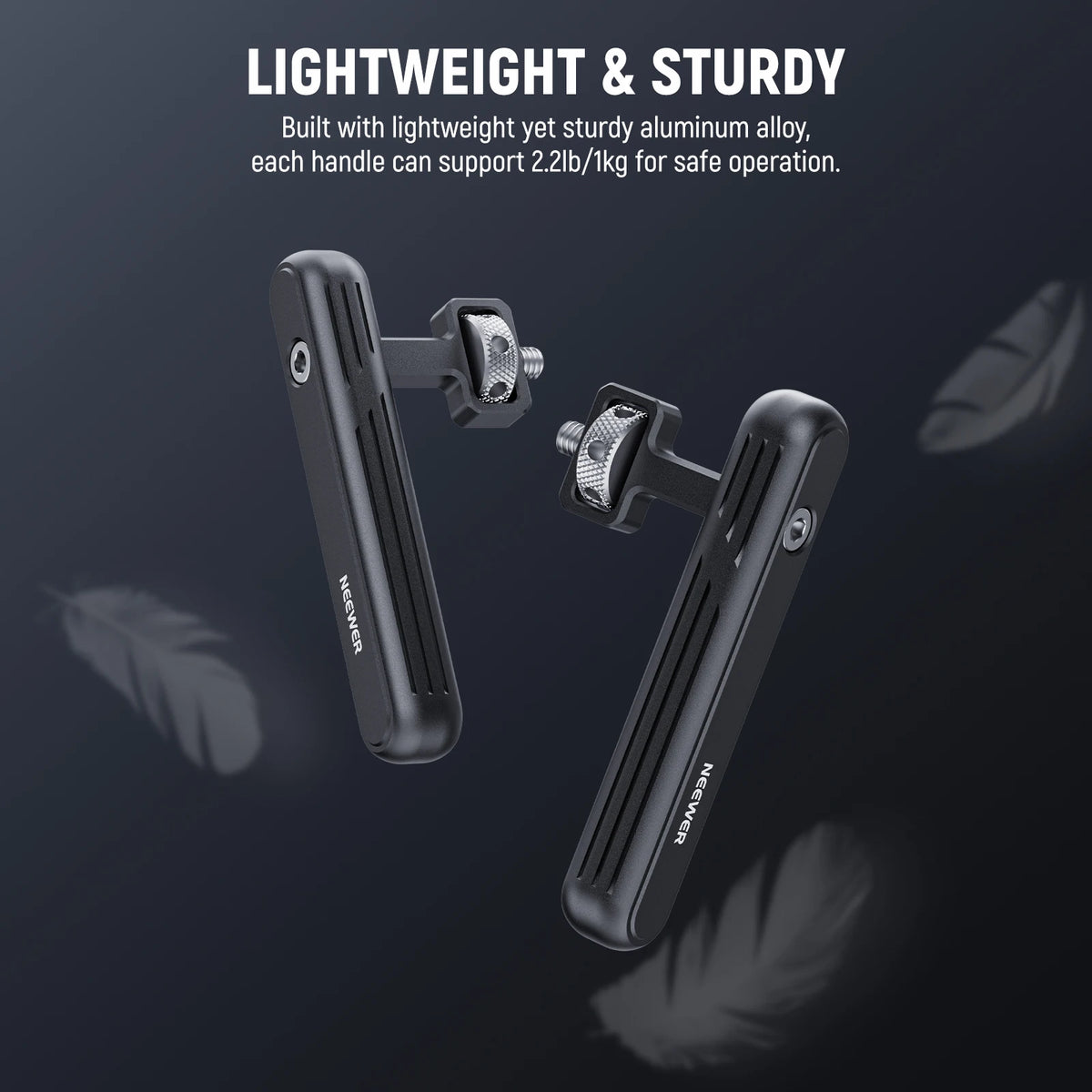 NEEWER 2-Pack Rotatable Handles for Smartphone Video Rigs