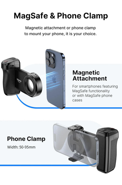Ulanzi MA35 MagSafe Smartphone Camera Shutter Grip - with Light