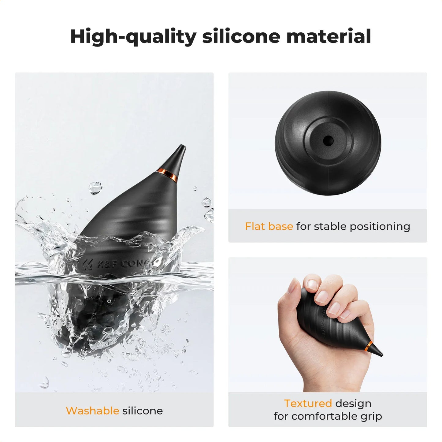 K&F Concept Mini Silicone Air Dust Blower