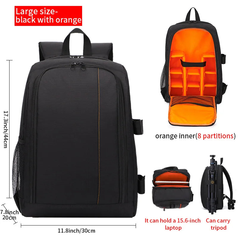 JINNUOLANG 8018 Camera & Laptop Backpack