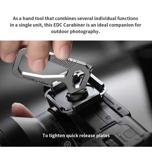 PGYTECH EDC Titanium Multifunction Carabiner Tool