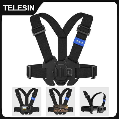 TELESIN Action Camera Chest Harness Mount