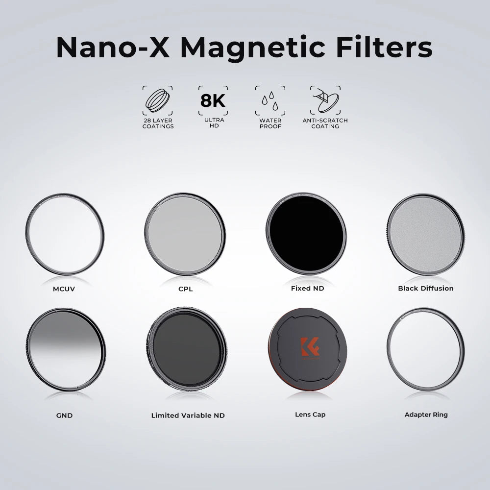 K&F Magnetic HD CPL Lens Filter with Lens Cap