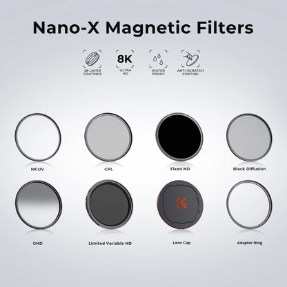 K&F Magnetic HD CPL Lens Filter with Lens Cap