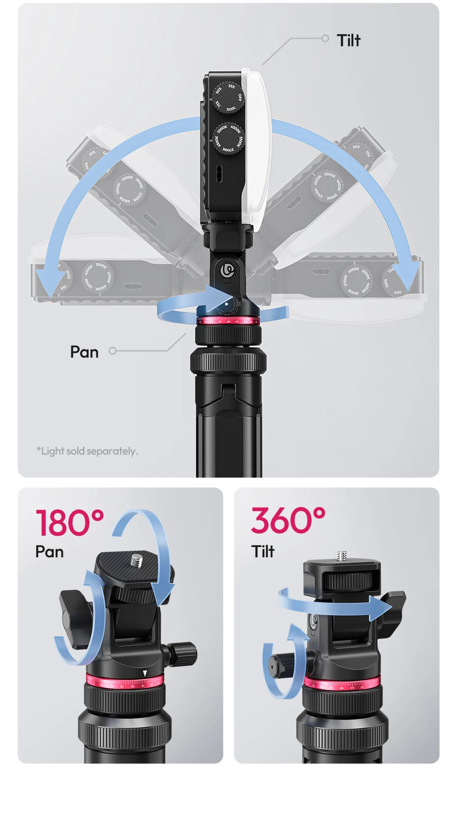 Ulanzi MT-80 Auto-Open 2m Tripod Light Stand
