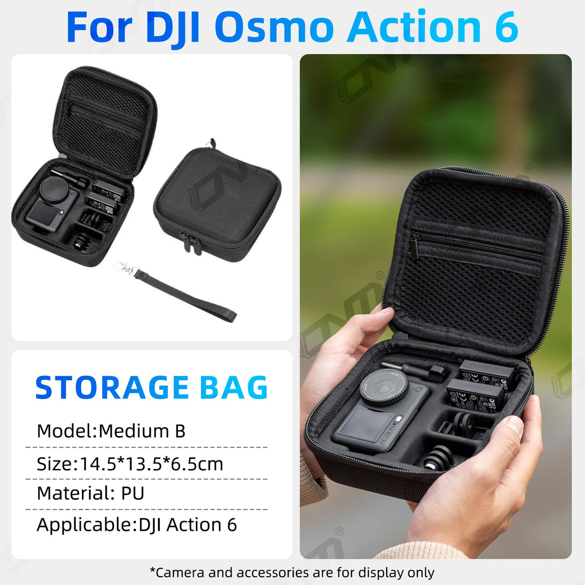 Hard Carrying Case for DJI Osmo Action Cameras