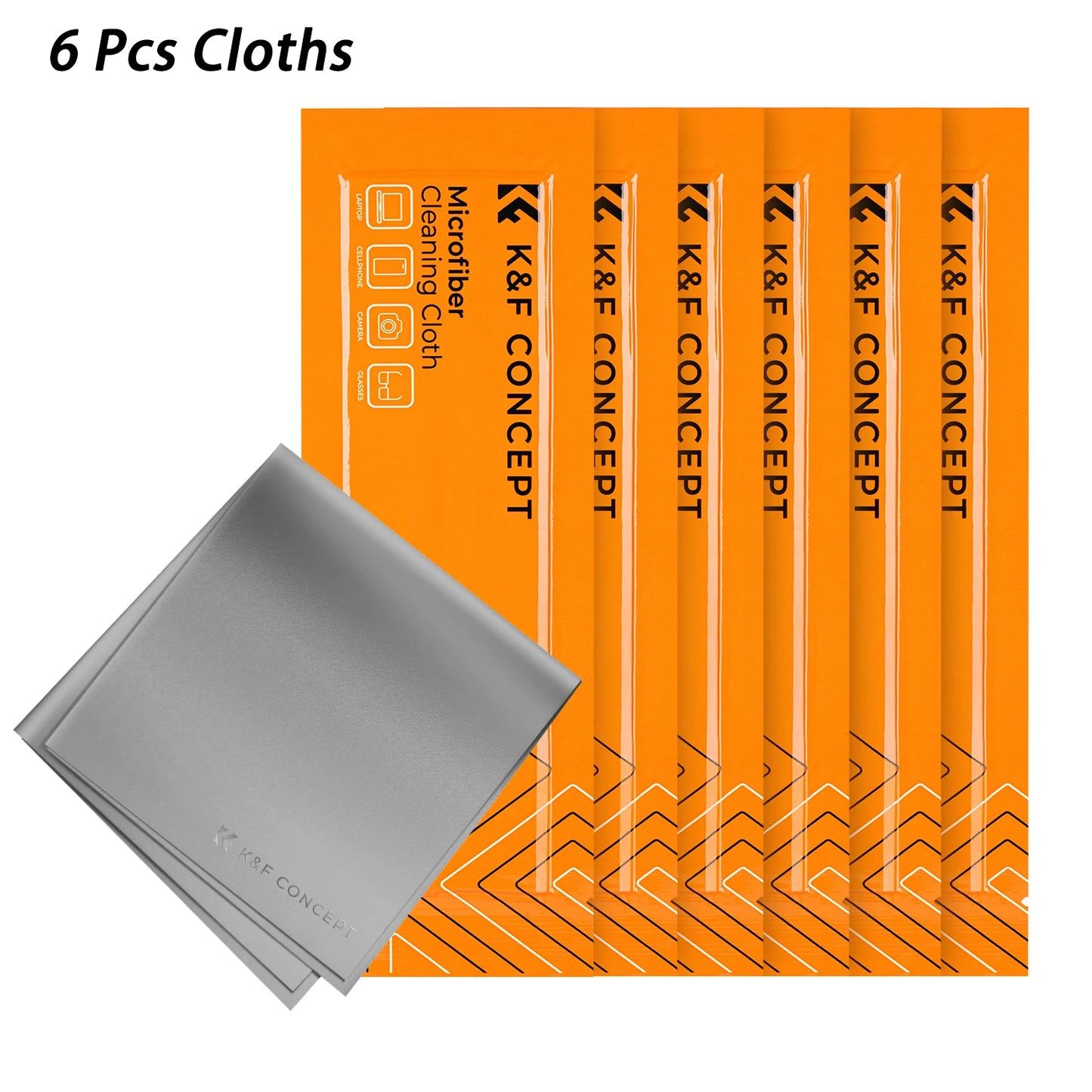 K&F Concept Microfibre Camera Cleaning Cloth Multi-Pack