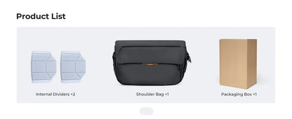 K&F Concept 15L Camera Sling Bag for DSLR & Mirrorless Cameras