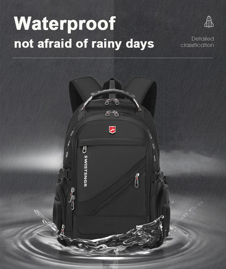 Water-Resistant 17–20-inch Laptop Travel Backpack