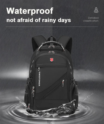 Water-Resistant 17–20-inch Laptop Travel Backpack