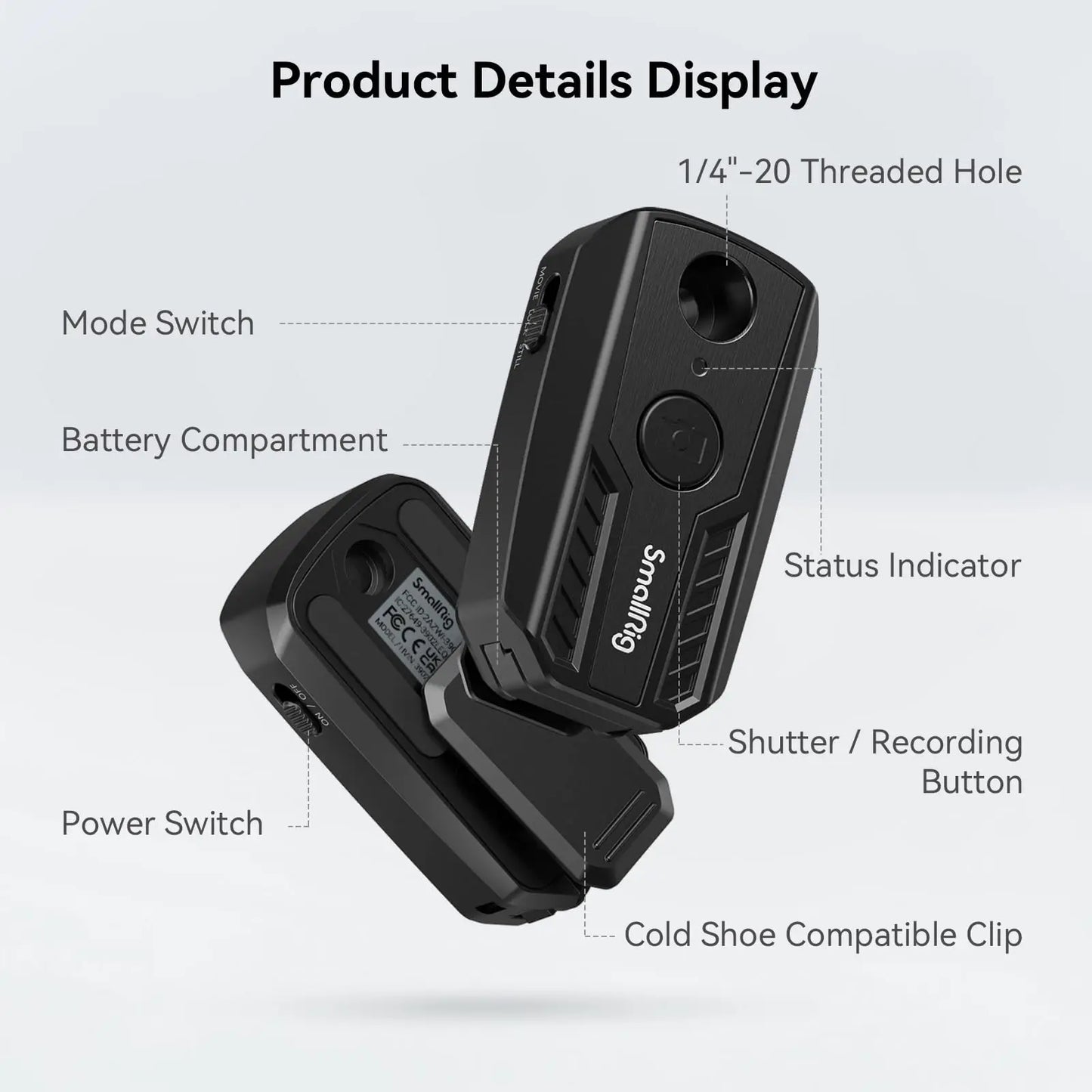 SmallRig 3902 Wireless Camera Remote Controller