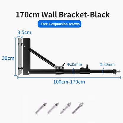 135–170cm Wall-Mount Studio Boom Arm