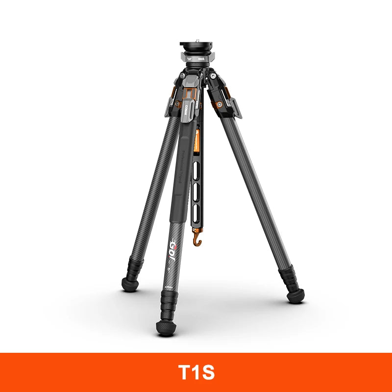 COMAN T1/T1S V5 Carbon Fibre Tripod with Video Head