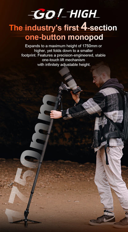 COMAN M1 Carbon Fibre Monopod Tripod