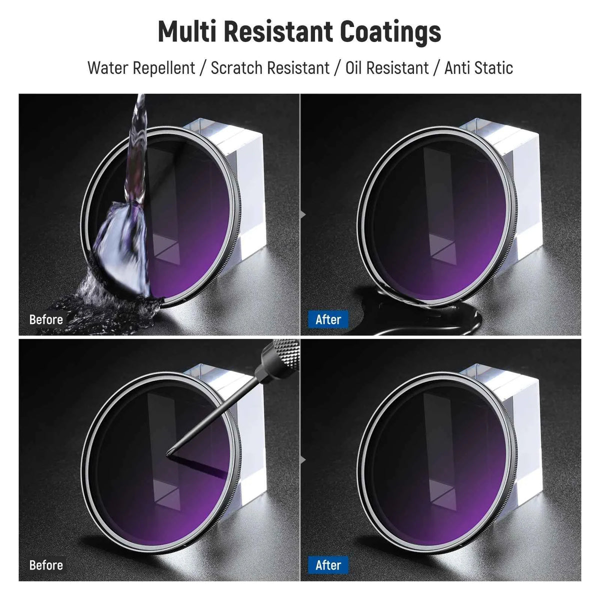 NEEWER ND2-ND400 Variable Neutral Density Lens Filter