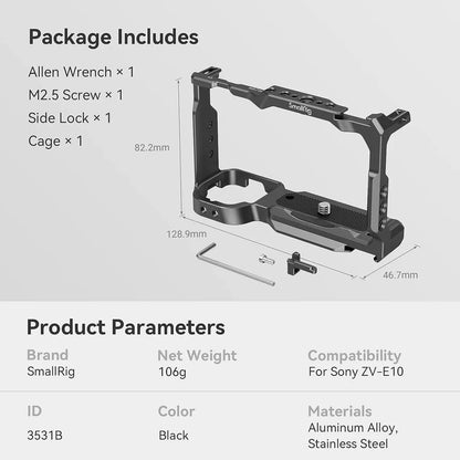 SmallRig Camera Cage Kits for Sony ZV-E10