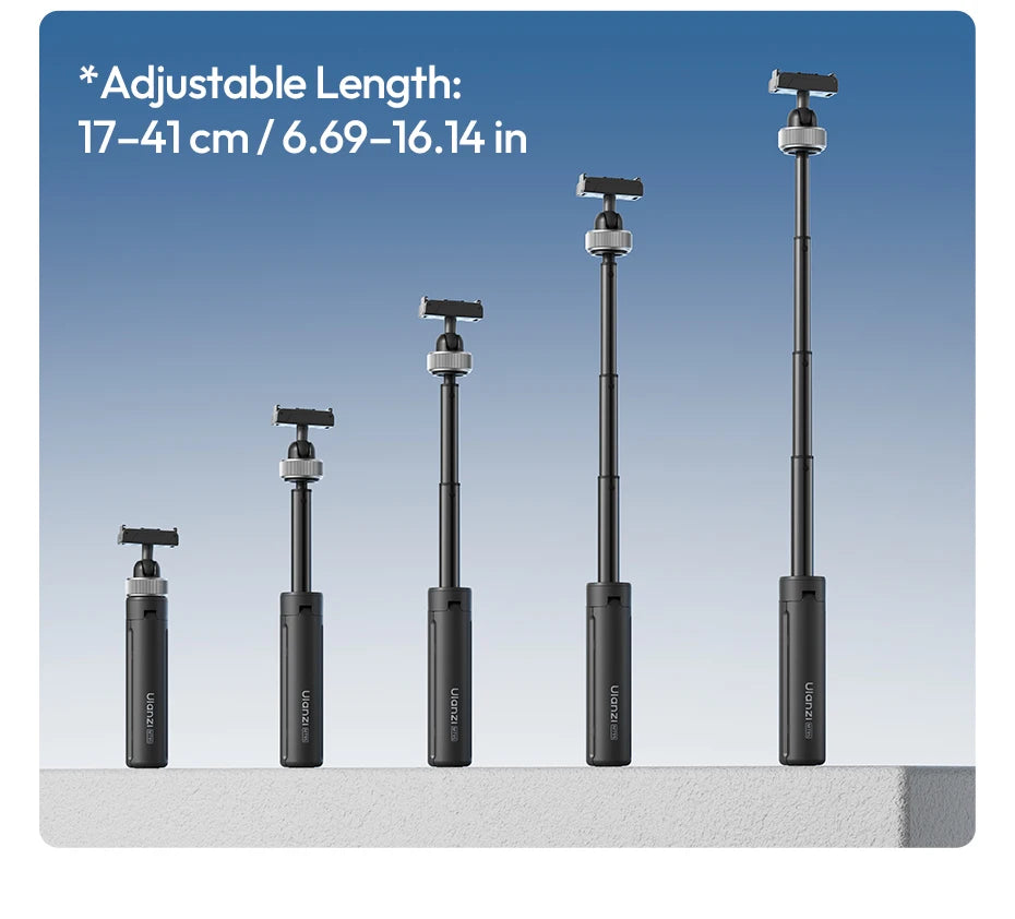 Ulanzi MT95 Mini Tripod & Selfie Stick for Action Cameras