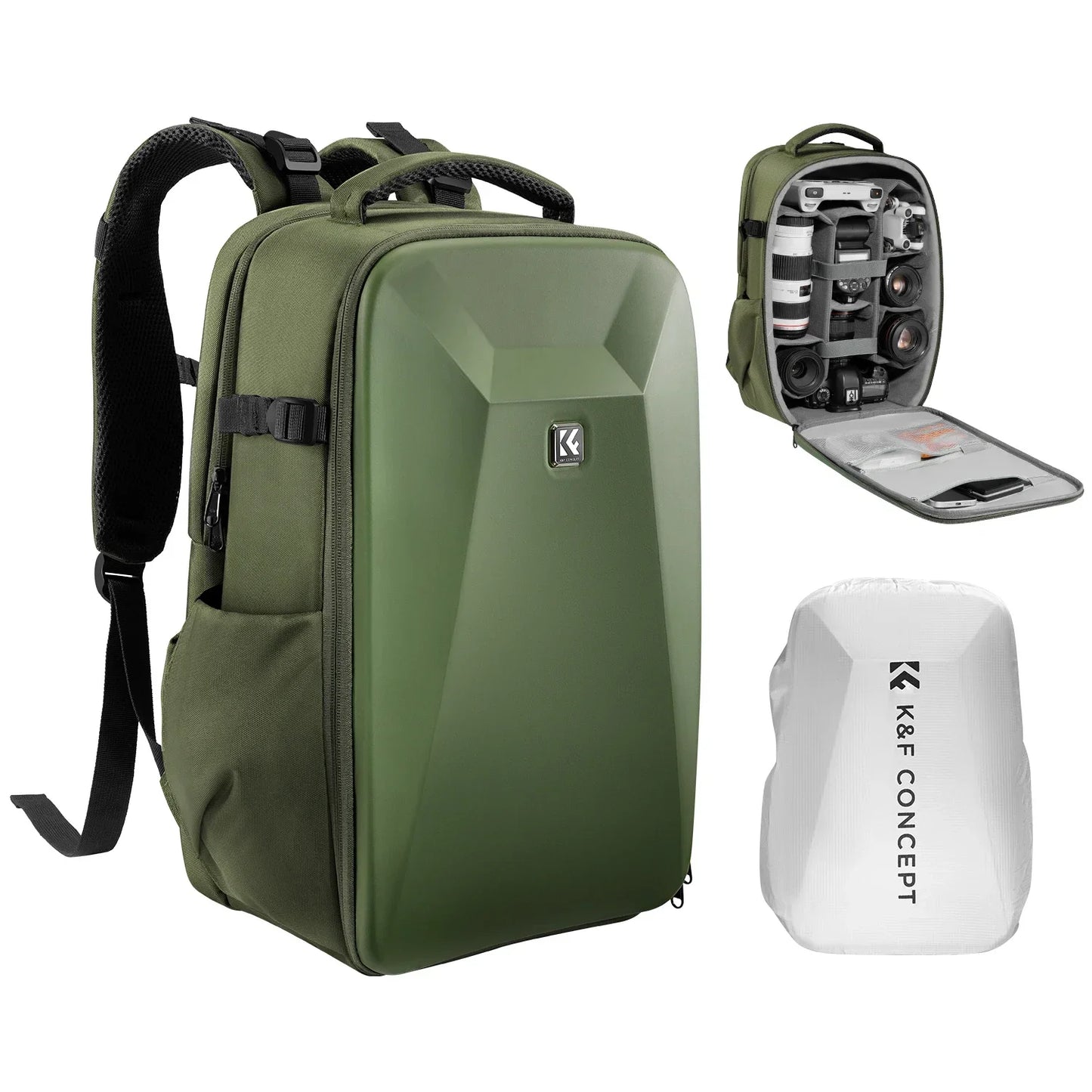 K&F Concept 22L Camera Backpack with Rain Cover