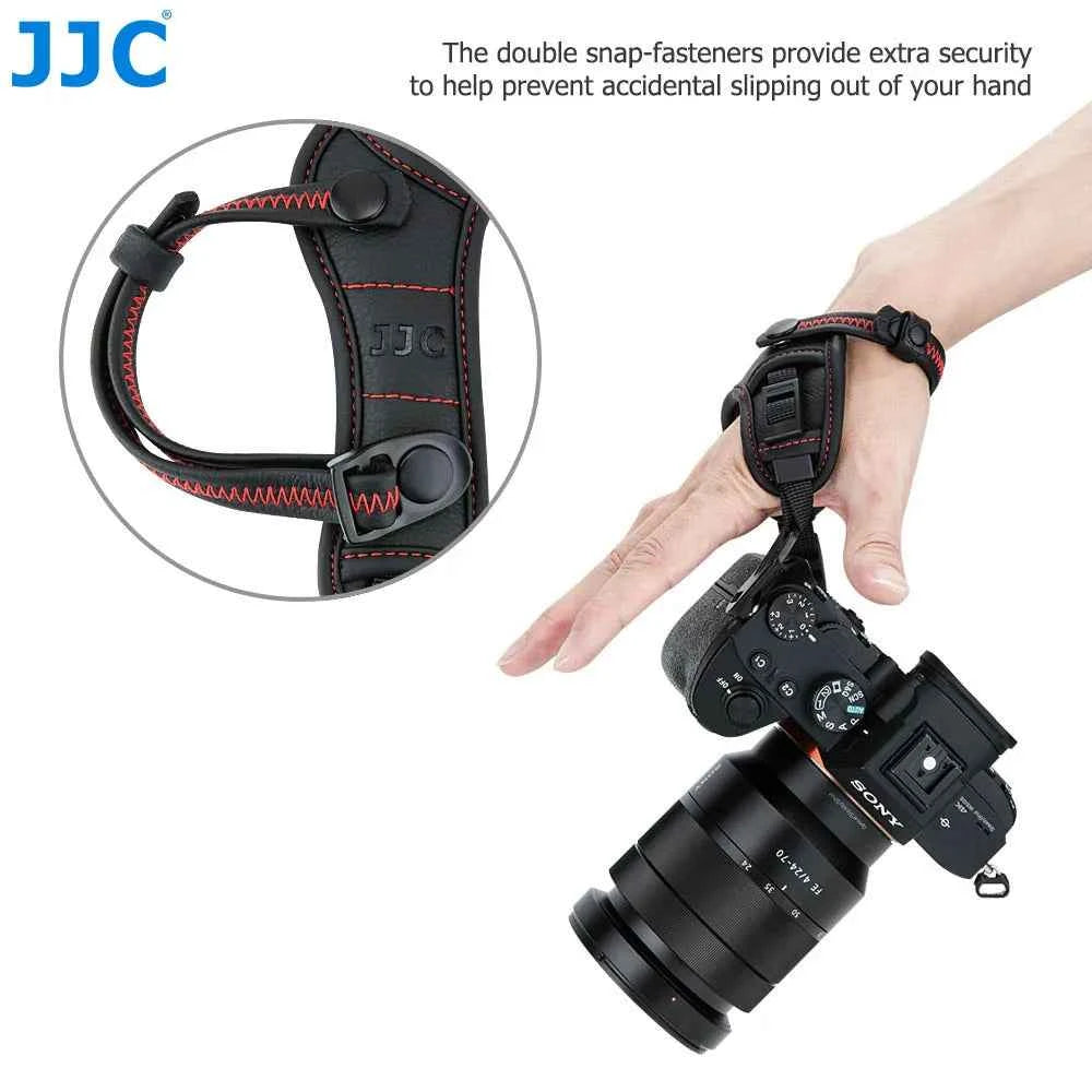 JJC Deluxe Mirrorless Camera Hand Grip Strap with Arca-Swiss Plate
