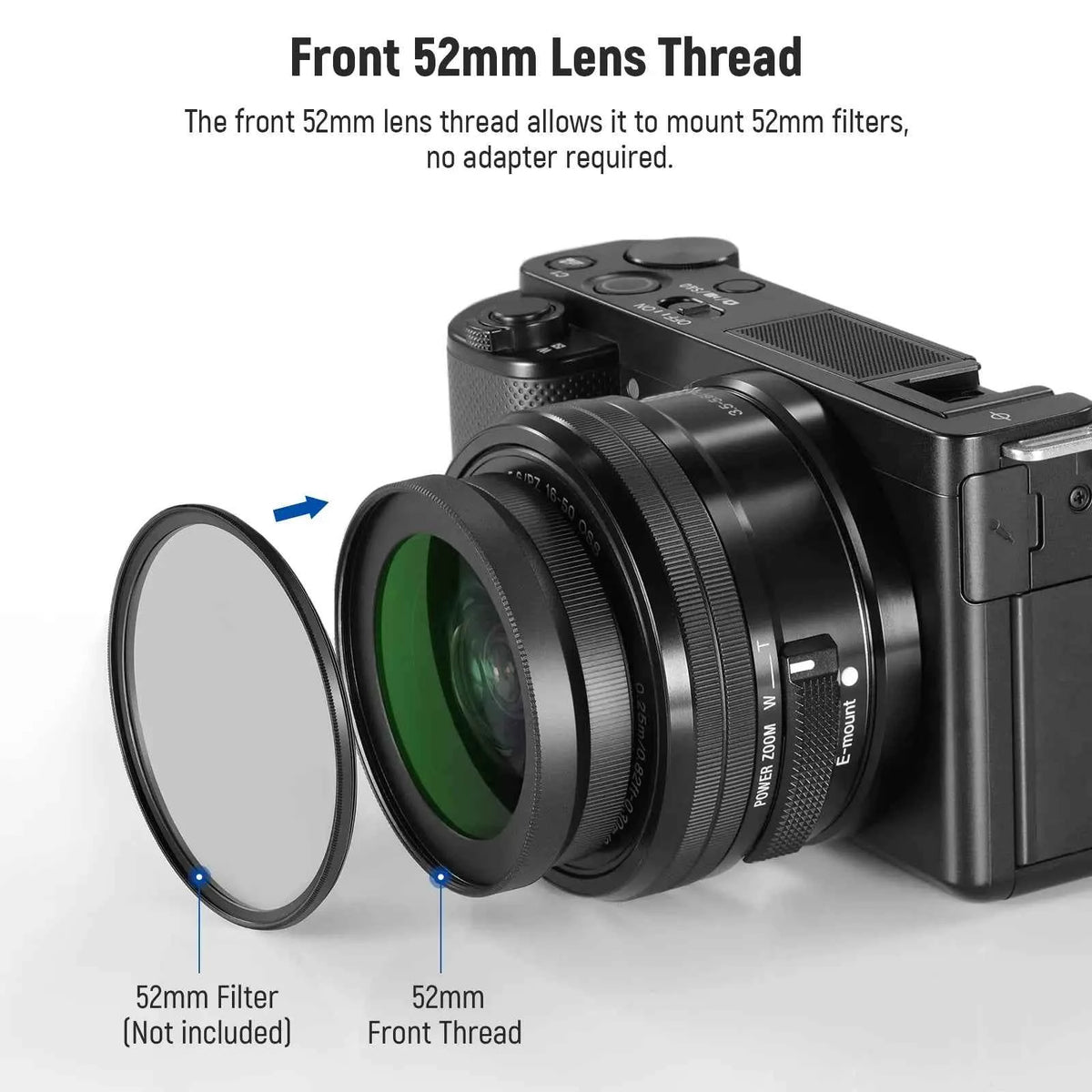 NEEWER 40.5mm HD Wide-Angle and 10x Macro Lens Adapter