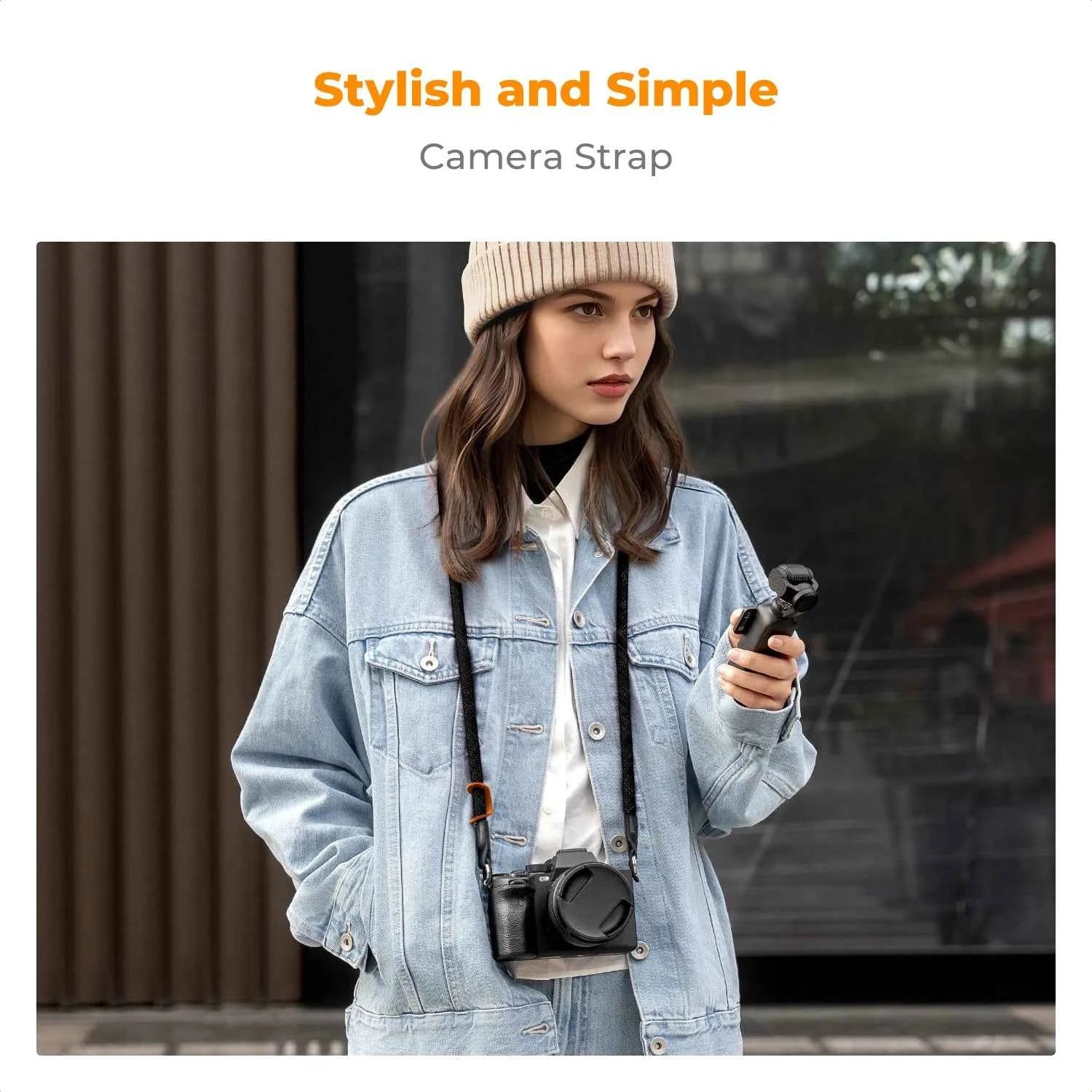 K&F Concept 100cm Round Rope Camera Neck Strap