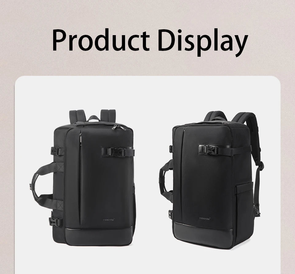 TIGERNU 17 Inch 3-in-1 Laptop Travel Backpack